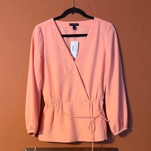 J Crew Wrap Top 6T